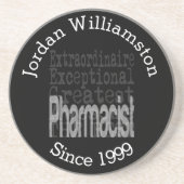 Dessous De Verre En Grès Pharmacie personnalisée Extraordinaire (Devant)