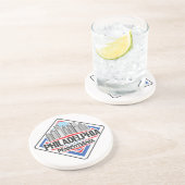 Dessous De Verre En Grès Philadelphie Pennsylvanie (Côté)