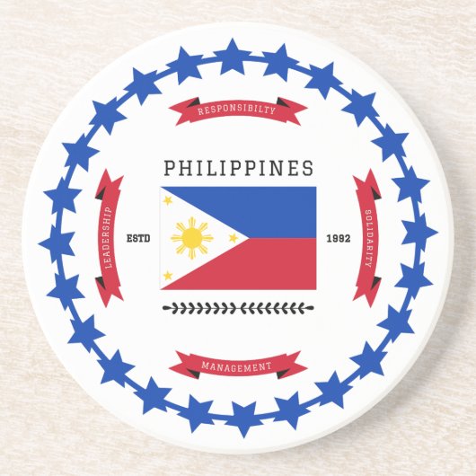 Dessous De Verre En Grès Philippines (Devant)