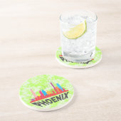 Dessous De Verre En Grès Phoenix (Côté)