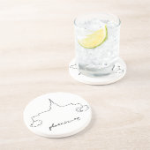 Dessous De Verre En Grès phoenix arizona temple simple dessin moderne (Côté)