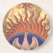 Dessous De Verre En Grès Phoenix se lève des cendres (Devant)