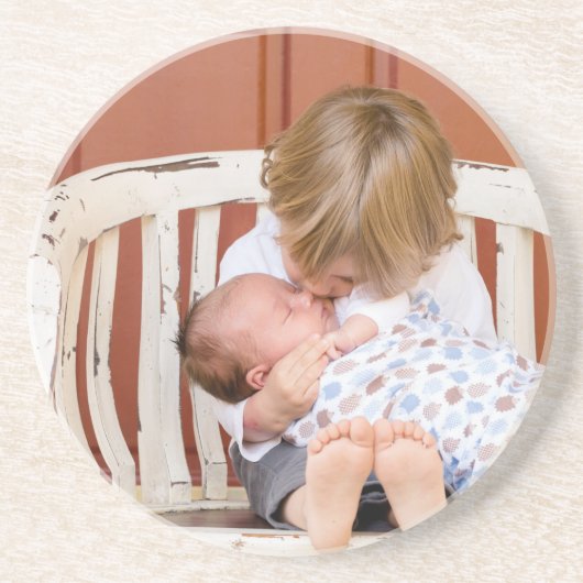 Dessous De Verre En Grès Photo à deux côtés customisée personnalisée (Devant)