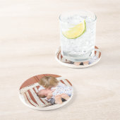 Dessous De Verre En Grès Photo à deux côtés customisée personnalisée (Côté)