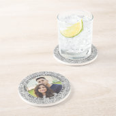 Dessous De Verre En Grès Photo personnalisée 1er anniversaire (Côté)