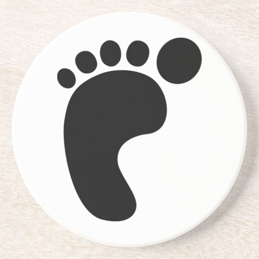 Dessous De Verre En Grès Pied gauche (Devant)