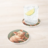 Dessous De Verre En Grès Piglet Coaster (Côté)