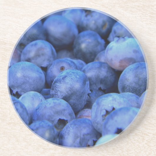 Dessous De Verre En Grès pile de bleuets (Devant)
