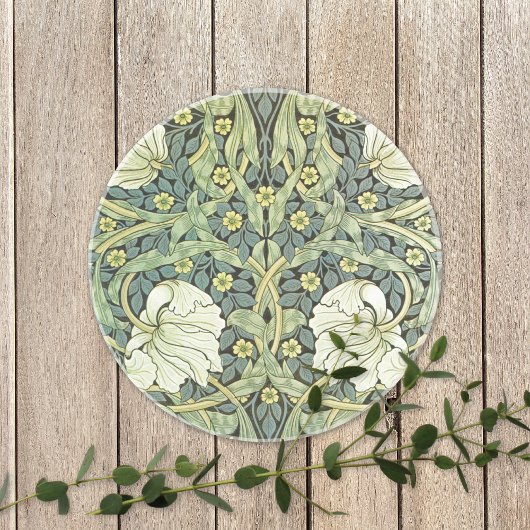 Dessous De Verre En Grès Pimpernel White Poppies William Morris