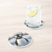 Dessous De Verre En Grès Pingouin (Côté)
