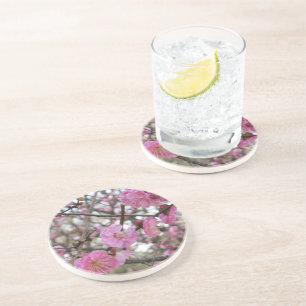 Dessous De Verre En Grès Pink Cherry Blossom / Sakura / サクラ(桜)