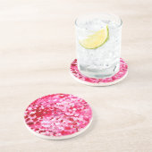 Dessous De Verre En Grès Pink Confeti (Côté)