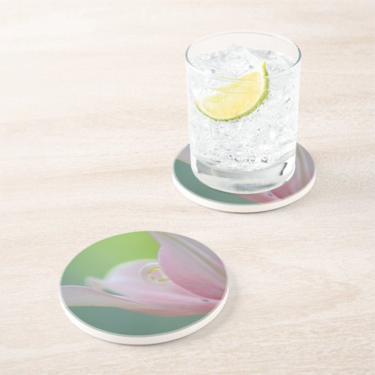 Dessous De Verre En Grès Pink Lily par Shirley Taylor (Côté)