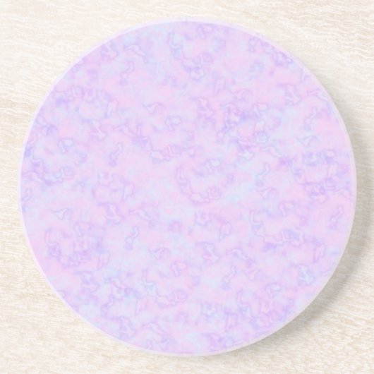 Dessous De Verre En Grès Pink Pastel (Devant)