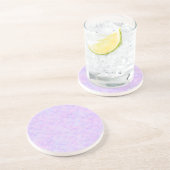 Dessous De Verre En Grès Pink Pastel (Côté)