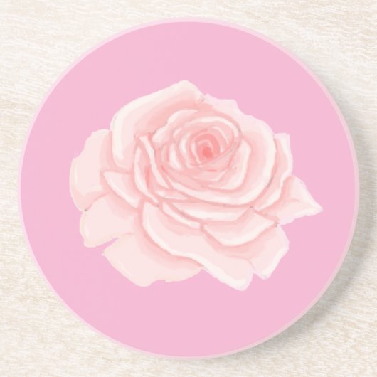 Dessous De Verre En Grès Pink rose (Devant)