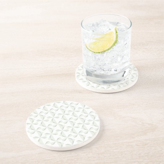 Dessous De Verre En Grès Pinwheels de Silver (Côté)