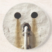 Dessous De Verre En Grès Pipe à eau exposée Art anthropomorphique (Devant)