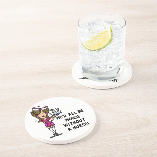 Dessous De Verre En Grès Pire sans infirmière (Côté)