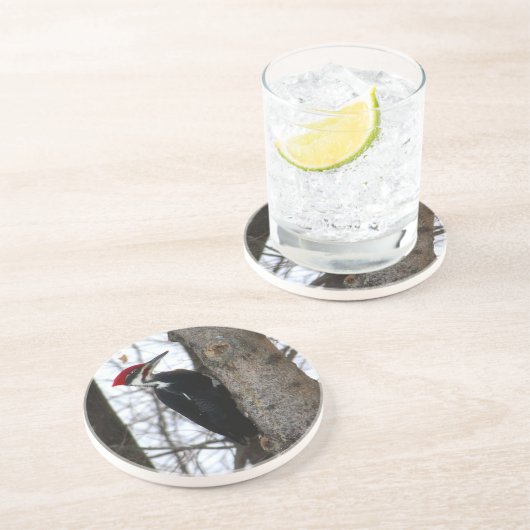 Dessous De Verre En Grès Pivert de Pileated (Côté)