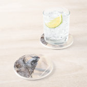 Dessous De Verre En Grès Pivert duveteux (Côté)