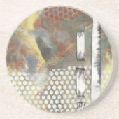 Dessous De Verre En Grès Pixels marbrés II (Devant)