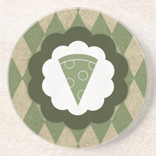 Dessous De Verre En Grès pizza (Devant)