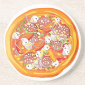 Dessous De Verre En Grès Pizza (Devant)