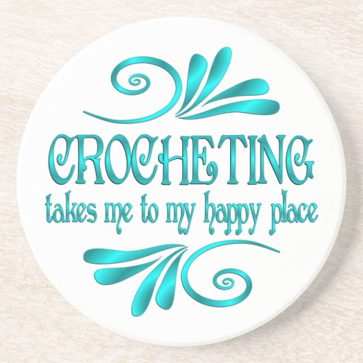 Dessous De Verre En Grès Place Crocheting (Devant)