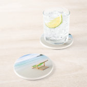 Dessous De Verre En Grès Plage (Côté)