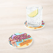 Dessous De Verre En Grès plage (Côté)