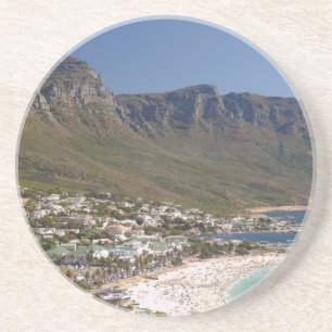 Dessous De Verre En Grès Plage De Camps Bay Et Douze Apôtres