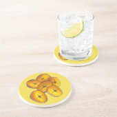 Dessous De Verre En Grès Plaines frites Cuisine Bananes Caraïbes Alimentati (Côté)