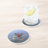 Dessous De Verre En Grès Plan classique (Côté)