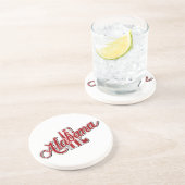 Dessous De Verre En Grès Plan de l'État Alabama (Côté)