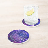 Dessous De Verre En Grès Planche Pendulaire Diviser Jeu Espace pourpre (Côté)