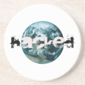 Dessous De Verre En Grès planète Terre piratée (Devant)