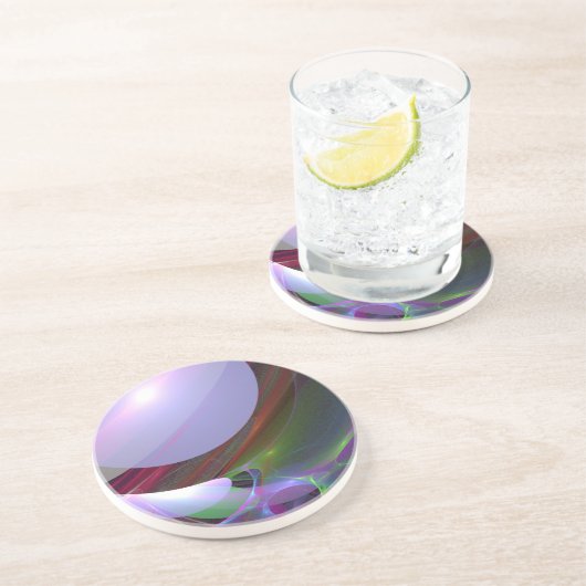 Dessous De Verre En Grès Planète translucide (Côté)