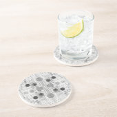 Dessous De Verre En Grès Plans de dessin technique Design blanc (Côté)