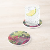 Dessous De Verre En Grès Plantes succulents (Côté)