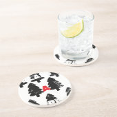Dessous De Verre En Grès Plantez un motif d'arbre (Côté)