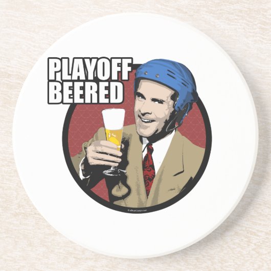 Dessous De Verre En Grès Playoff de hockey Beauté (Devant)