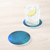 Dessous De Verre En Grès Plénitude – Fleur de Vie (Côté)