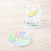 Dessous De Verre En Grès Pluie arc-en-ciel (Côté)