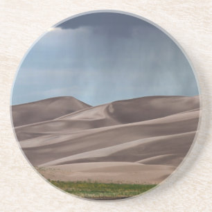 Dessous De Verre En Grès Pluie sur les grandes dunes de sable