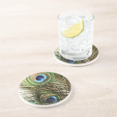 Dessous De Verre En Grès Plume de paon (Côté)