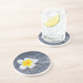 Dessous De Verre En Grès Plumeria (Côté)