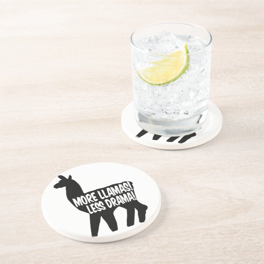 Dessous De Verre En Grès Plus de lamas moins de drame (Côté)