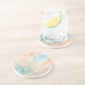 Dessous De Verre En Grès Poche marbrée (Côté)