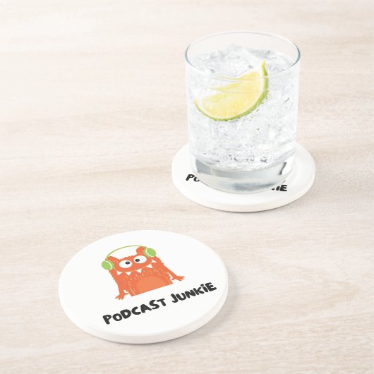 Dessous De Verre En Grès Podcast junkie (Côté)